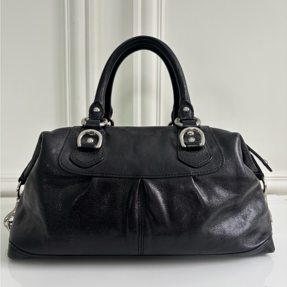 Y2K Vintage Coach Black Leather Madison Sabrina Satchel Handbag 12937 - Picture 5 of 10